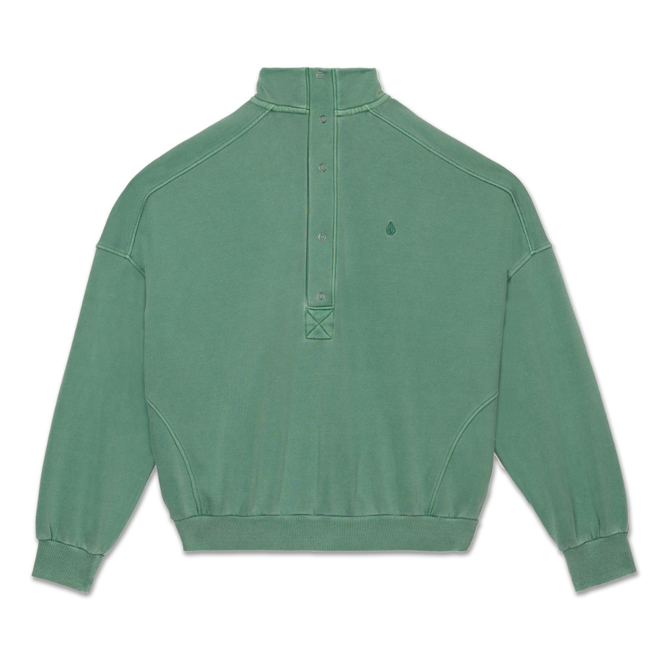 Womens Reetrostone Up Sweatshirt Evergreen