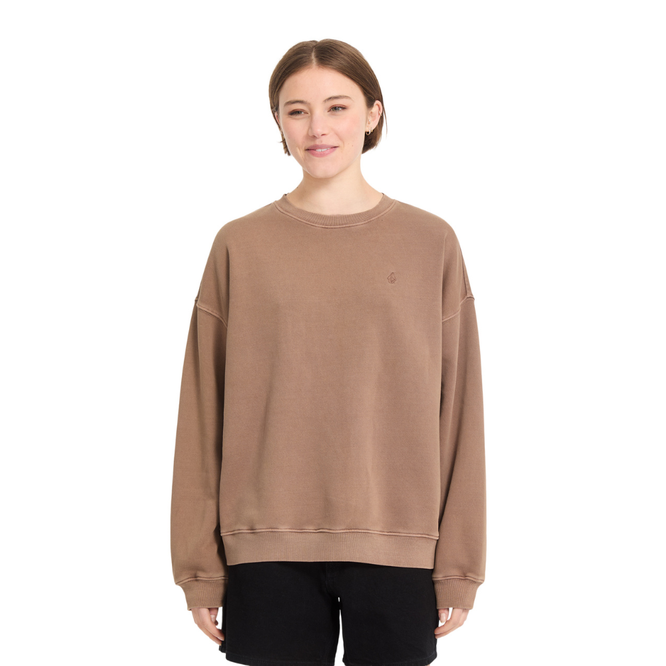 Womens Stone Soft Crewneck Pale Khaki