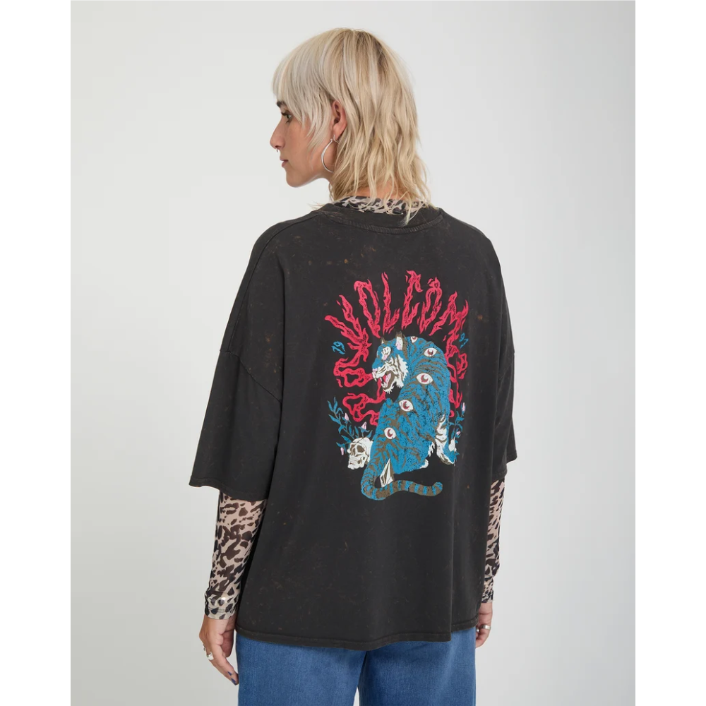 Womens Voltrip T-Shirt Vintage Black