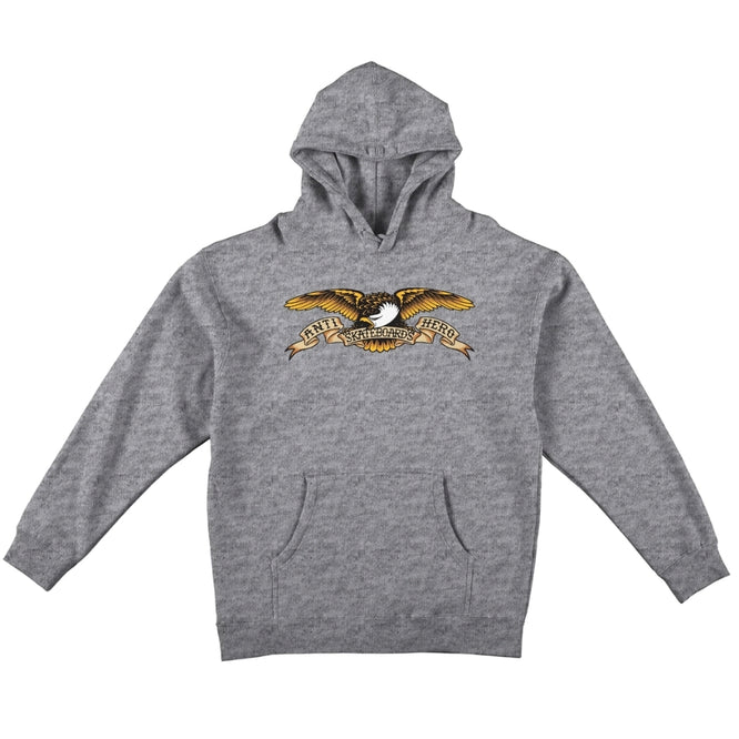 Kids HD Eagle Youth Pullover Grey Heather