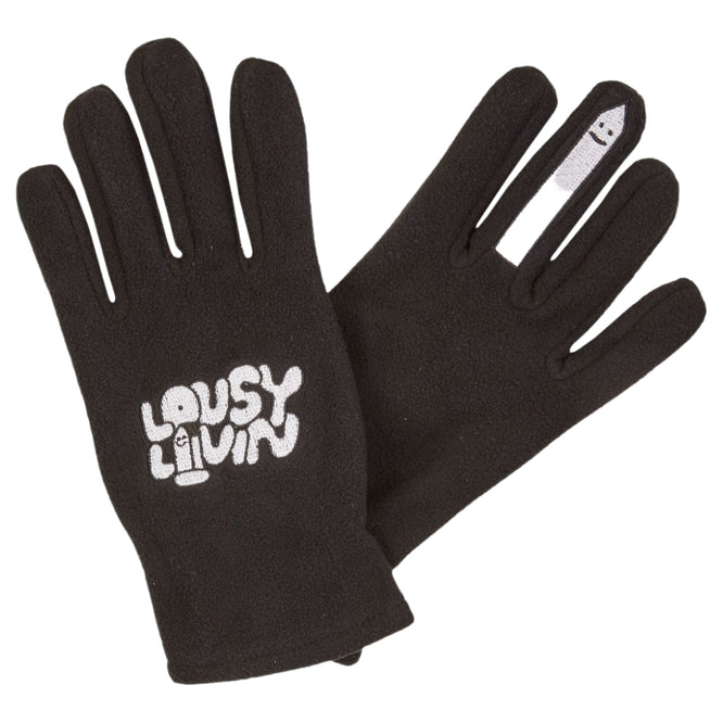 Logo Gloves White