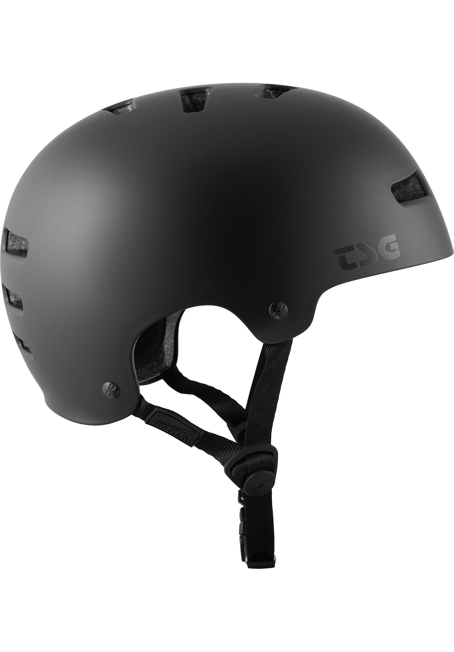 Evolution Solid Colors Satin Dark Black Helm
