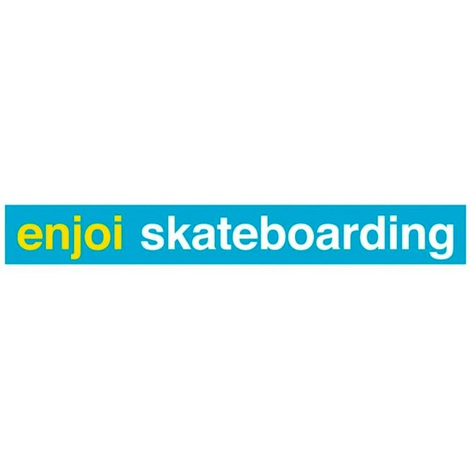 Skateboarding Blue Sticker