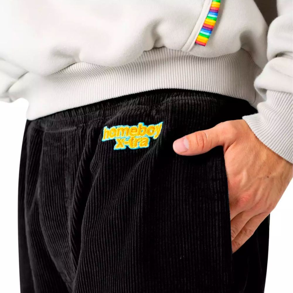 X-tra Beach Baggy Cordhose Schwarz