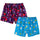 Lousy Flamingo 2pack Boxershorts Black/ Blue