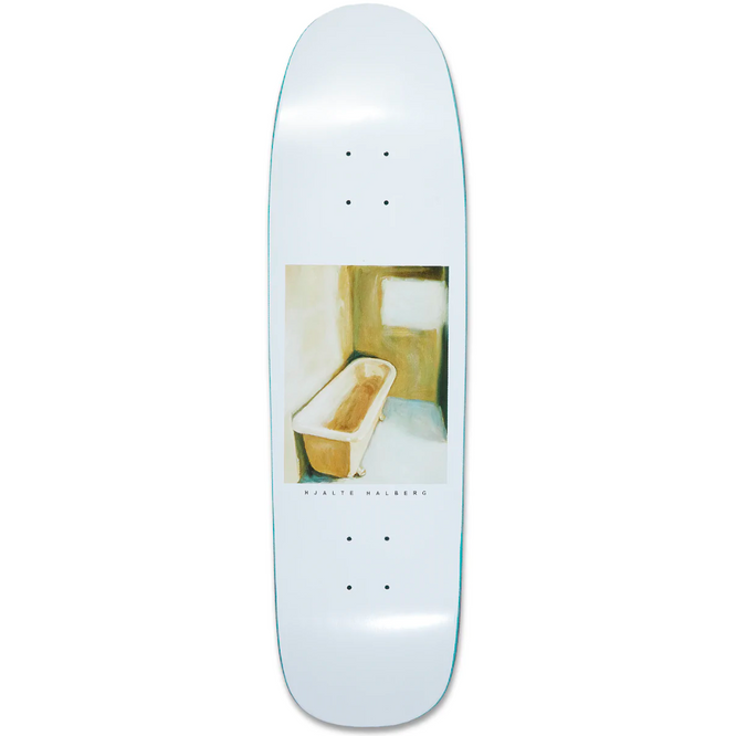 Hjalte Halberg Bathtub White P9 8.625" Skateboard Deck
