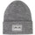 High Cuff Beanie Black White Marl